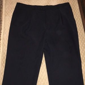 Stafford Navy dress pants 44x32